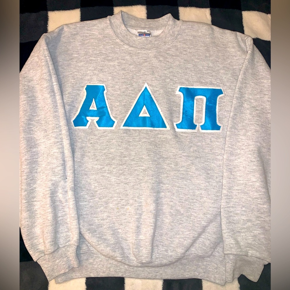 Vintage Alpha Delta Pi Stitch Letter Sweatshirt